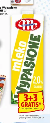 Mleko Wypasione 2% UHT Mlekovita promocja w Prim Market