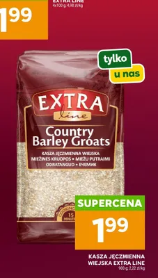 Kasza jęczmienna wiejska Country Barley Groats promocja w Stokrotka