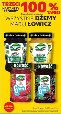 Dżem wszystkie rodzaje promocja w Kaufland