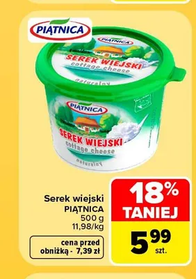 Serek wiejski Piątnica promocja w Carrefour Market