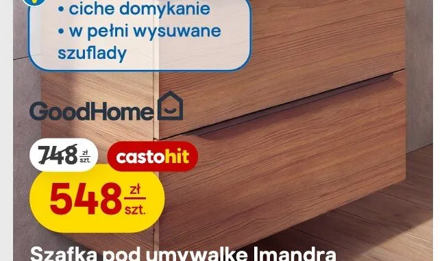 Szafka pod umywalkę Imandra promocja w Castorama