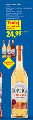 Likier Soplica Gorzka promocja w Lidl