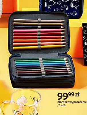 Piórnik z wyposażeniem Snoopy promocja w Empik