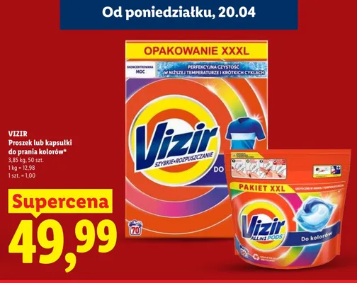 Proszek do prania kolor Simpl promocja w Lidl