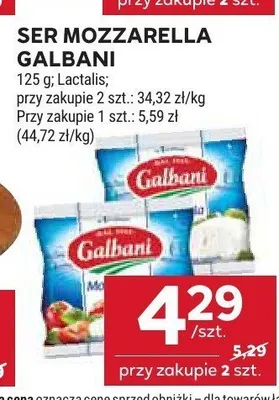 Ser Mozzarella Galbani promocja w Stokrotka