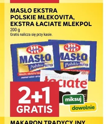 Masło ekstra Polskie Mlekovita promocja w Stokrotka