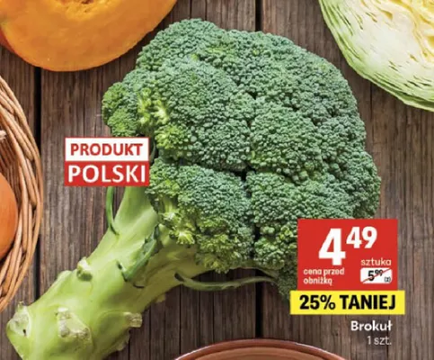 Brokuł promocja w Delikatesy Centrum