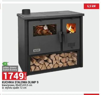 Kuchnia stalowa Blist Olimp promocja w Merkury Market
