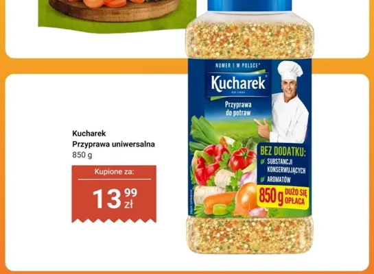 Przyprawa uniwersalna Kucharek promocja w Dino