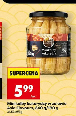 Minikolby kukurydzy w zalewie Asia Flavours promocja w Biedronka