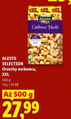 Orzechy nerkowca XXL Alesto Selection promocja w Lidl