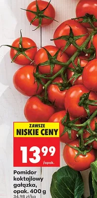 Pomidor koktajlowy gałązka promocja w Biedronka