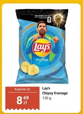 Chipsy Lay's Fromage promocja w Dino