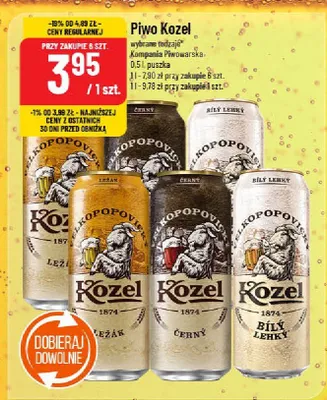 Piwo Kozel promocja w POLOmarket