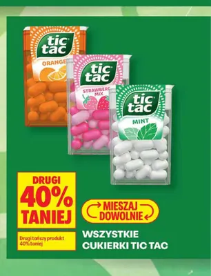Cukierki Tic Tac Mint promocja w Biedronka