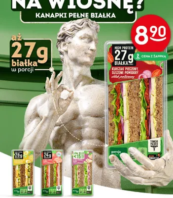 Kanapka kurczak pieczony, suszone pomidory promocja w Żabka