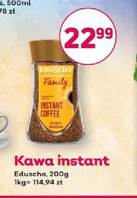 Kawa rozpuszczalna Eduscho Family promocja w Bliski