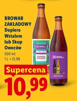 Piwo kraftowe Skup Owoców promocja w Lidl
