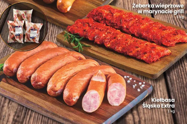 Żeberka wieprzowe w marynacie grill Agro Rydzyna promocja w Dino