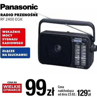 Radio przenośne RF-2400 EGK promocja w RTV EURO AGD