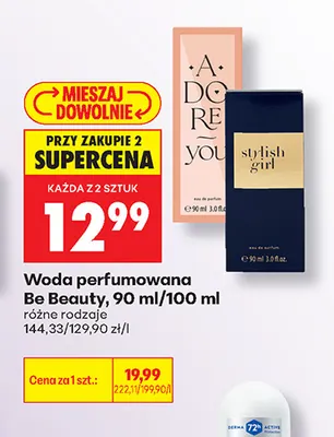 Woda perfumowana Be Beauty promocja w Biedronka
