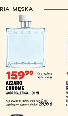 Woda toaletowa Azzaro Chrome promocja w Drogerie Natura