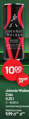 Drink Johnnie Walker Cola promocja w Żabka