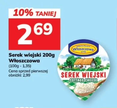 Serek wiejski Włoszczowa promocja w Hitpol
