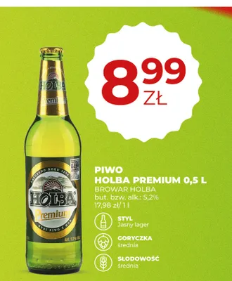 Piwo Holba Premium promocja w Duży Ben