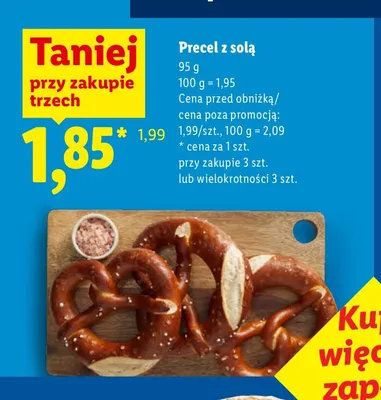 Precel z solą promocja w Lidl