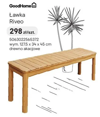 Ławka Riveo promocja w Castorama