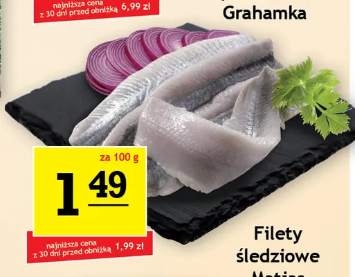 Filety śledziowe Matjas promocja w Gram Market