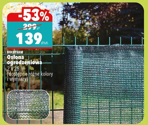 Osłona ogrodzeniowa 1,2 x 25 m (dostępne różne kolory i wymiary) promocja w Biedronka Home