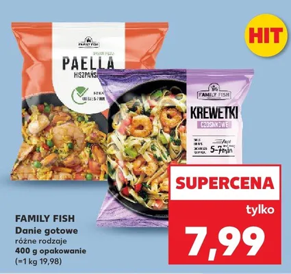 Danie gotowe Paella Hiszpańska Family Fish promocja w Kaufland