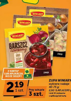 Zupa Winiary promocja w Groszek