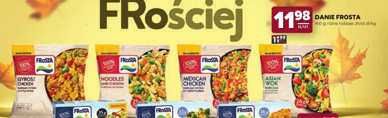 Danie Asian Wok Chicken Frosta promocja w Stokrotka