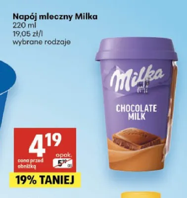 Napój mleczny Milka Chocolate Milk promocja w Delikatesy Centrum