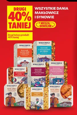 Danie Makłowicz i Synowie Kurczak sweet chili z papryką promocja w Biedronka