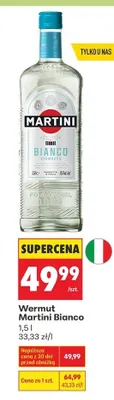 Wino Wermut Bianco promocja w Biedronka