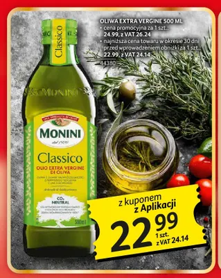 Oliwa extra vergine Monini Classico promocja w Selgros