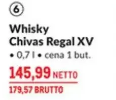 Whisky Chivas Regal XV promocja w Makro