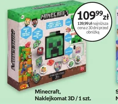 Minecraft Naklejkomat 3D promocja w Dzień Dziecka