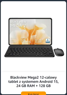 Tablet Blackview Mega2 promocja w Amazon