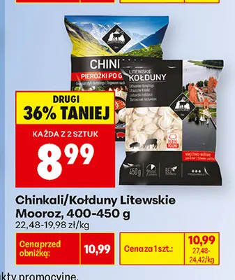Kołduny litewskie Mooroz promocja w Biedronka