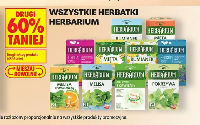 Herbatki Herbarium promocja w Biedronka