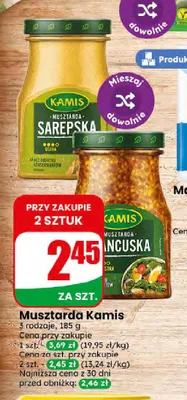 Musztarda Sarepska Kamis promocja w Dino