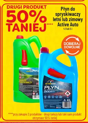 Płyn do spryskiwaczy letni Active Auto promocja w POLOmarket