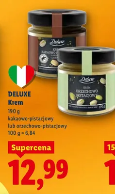 Krem kakaowo-pistacjowy lub orzechowo-pistacjowy promocja w Lidl