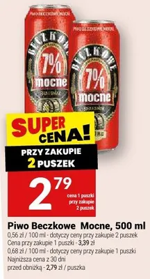 Piwo Beczkowe Mocne promocja w Twój Market