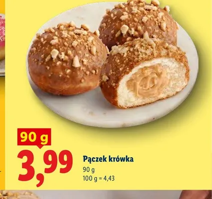Pączek krówka promocja w Lidl